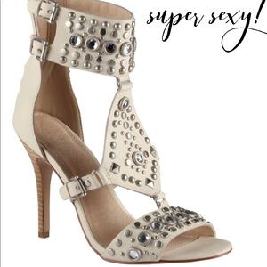 Super Sexy Studded Leather Heels